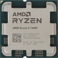 Процессор AM5 Ryzen 5 R5-7400F Tray 3,70 ГГц (4,70 ГГц), 6 ядер, 12 потоков, noGPU, Raphael, 65Вт (100-000001845)