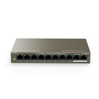 Неуправляемый POE-коммутатор 10 портов IPCOM F1110P-8-63W ( 10x100Мбит/ с, 8xPOE, PoE‑бюджет 58 Вт) корпус - металл