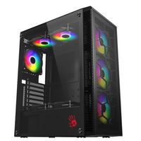 Корпус Bloody Midi-Tower BD-CC115 (без БП, Боковое стекло, ГхВхШ: 350x480x205, ) BD-CC115-BK