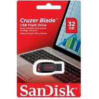 Флеш-накопитель Sandisk 32Gb USB2.0 Cruzer Blade Черный (SDCZ50-032G-B35)