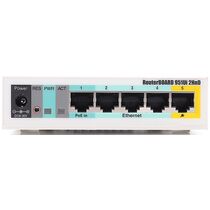 Маршрутизатор: Mikrotik RouterBoard RB/ 951Ui-2HnD [5x10/ 100Mbps LAN, 802.11b/ g/ n, POE]