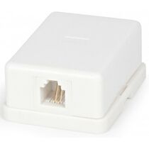 Розетка RJ-12, внешняя, одинарная
