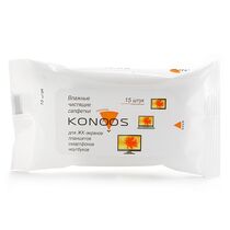 Чистящие средства Konoos Салфетки для ЖК-экранов в мягкой пачке (KSN-15)
