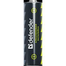 Батарейка Defender LR06, AA, щелочная, спайка 4шт, (56011) цена за упаковку