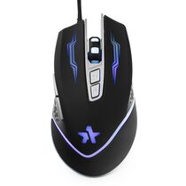 Мышь Гарнизон GM-730G игровая, оптическая, проводная, USB, черный/ серебристый (GM-730G)