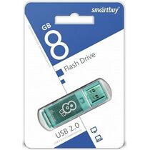 Флеш-накопитель Smartbuy 8Gb USB2.0 Glossy Зеленый (SB8GBGS-G)