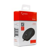 Мышь Gembird MOP-100 оптическая, проводная, USB, черный (MOP-100)