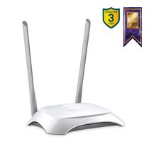Маршрутизатор: TP-Link TL-WR840N (2.4 ГГц, 1хWAN, 4х10/ 100 Мбит/ с, 2,4 ГГц 300 Мбит/ с)