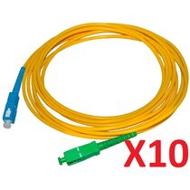 Патчкорд SC/ APC-SC/ UPC, Simplex 1м (упаковка 10 штук)