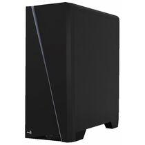 Корпус AeroCool без БП Cylon Black на передней панели 2xUSB2.0, 1xUSB3.0, ДаxМикрофон, ДаxНаушники, (CYLON BK)