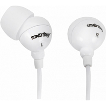 Наушники-вкладыши Smartbuy SBE-1200 COLOR TREND mini jack 3.5 mm, белый (SBE-1200)