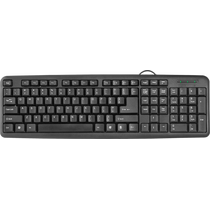 Клавиатура Defender HB-420, проводная, классическая, USB, черный (45420)