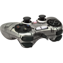 Геймпад проводной Defender Zoom USB Xinput вибрация, 10 кнопок, PC, серебристый (64244)