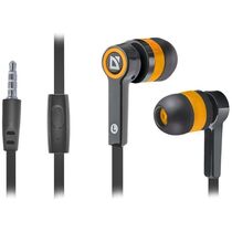 Наушники-вкладыши Defender Pulse-420 с микрофоном, mini jack 3.5 mm, оранжевый (63420)