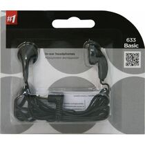 Наушники-вкладыши Defender Basic-633 mini jack 3.5 mm, черный (63633)