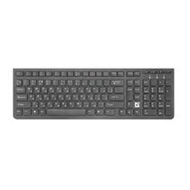 Клавиатура Defender UltraMate SM-535, беспроводная, мультимедийная, Радио(USB), черный (45535)