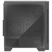 Корпус Zalman без БП S3 Black на передней панели 2xUSB2.0, 1xUSB3.0, ДаxМикрофон, ДаxНаушники, (S3)
