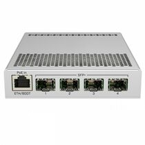 Маршрутизатор: Mikrotik CRS305-1G-4S+IN (800 МГц,  512 МБ, 1x 10/ 100/ 1000, 4x SFP+, RouterOS, Level 5)