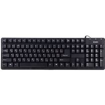 Клавиатура Sven Standard 301, проводная, длина 1,5, USB, черный (SV-03100301UB)