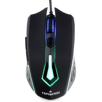 Мышь Гарнизон GM-700G игровая, оптическая, проводная, USB, черный (GM-700G)