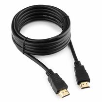 Кабель HDMI 3м Gembird/ Cablexpert v2.0 черный, позол. разъемы, экран, пакет (CC-HDMI4-10)