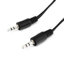 Кабель аудио, 3.5 Jack(П) / 3.5 Jack(П) 1.2м Gembird/ Cablexpert черный, пакет (CCA-404)