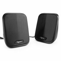 Акустическая система Gembird SPK-100 2.0 6W, mini Jack 3.5 мм, черный (SPK-100)