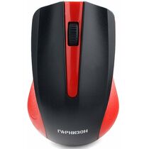Мышь Гарнизон GMW-430R беспроводная, красный, Радио USB,  оптическая (GMW-430R)