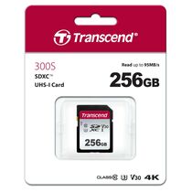 Карта памяти SDXC Transcend 256Gb UHS-I (U3) без адаптера (TS256GSDC300S)