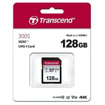 Карта памяти SDXC Transcend 128Gb UHS-I (U3) без адаптера (TS128GSDC300S)