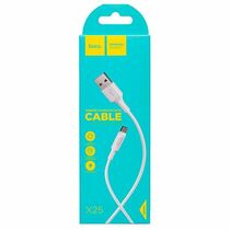 Кабель MicroUSB HOCO X25m Soarer Белый (X25m)