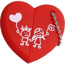 Флеш-накопитель Smartbuy 32Gb USB2.0 Heart Красный (SB32GBHeart)