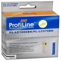 Картридж Brother PL-LC1000BK/ LC970BK (DCP-130C/ 135C/ 150C/ 235C/ 330C/ 350C/ 440CN/ 750CW/ MFC-240C/ 260C/ 660CN/ 665CW/ 885CW/ 360C/ 5460CN) Black Profiline