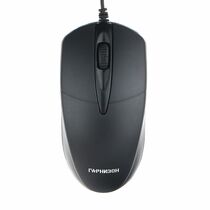 Мышь Гарнизон GM-220XL оптическая, проводная, USB, черный (GM-220XL)