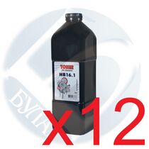 Тонер HP LJ P1005 Universal фл. 1кг. Булат CF226A/ CF226X HB16.1 (P1006/ P1007/ P1008, M402/ M426/ M506/ M527) OEM и совм. Упаковка 12 шт.