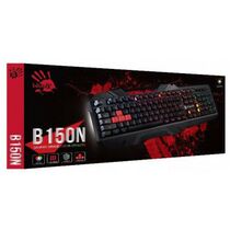 Клавиатура A4Tech Bloody B150N Gamer LED, проводная, игровая, USB, с подсветкой, черный (B150N)