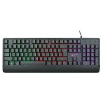 Клавиатура Gembird KB-220L, проводная, мультимедийная, USB, с подсветкой, черный (KB-220L)