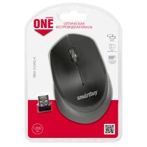 Мышь Smartbuy SBM-333AG-K оптическая, беспроводная, Радио USB, офисная, черный (SBM-333AG-K)