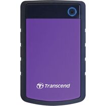 Внешний жесткий диск 2,5" 1Tb Transcend H3 USB3.0 Ударопрочный корпус Black/ Violet (TS1TSJ25H3P)