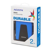 Внешний жесткий диск 2.5" 2Tb AData HD650 USB 3.0 Синий (AHD650-2TU31-CBL)
