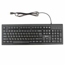 Клавиатура Gembird KB-8354U-BL, проводная, USB, черный (KB-8354U-BL)