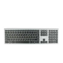 Клавиатура Gembird KB-KBW-1, беспроводная, мультимедийная, Радио(USB), серый (KBW-1)