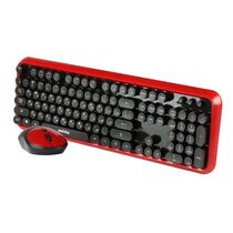 Комплект (клавиатура + мышь) Smartbuy SBC-620382AG-RK, беспроводной, мультимедийный, Радио(USB), черный/ красный (SBC-620382AG-RK)