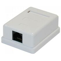 Розетка компьютерная RJ-45 CAT5e, внешняя, одинарная Gembird (NA212)