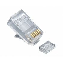 Коннектор Gembird (PLUG5UP-INSERT) MP-8P8C 50u", позолоченные контакты