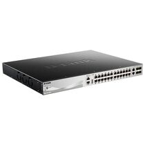 Управляемый коммутатор 30 портов: D-Link DGS-3130-30PS/ A1A (,2х10G,24хSFP,4хSFP+) 2+ уровня