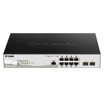 Управляемый PoE-коммутатор 10 портов: D-Link DGS-1210-10P/ ME/ B1A (8х10/ 100/ 1000 Мбит/ с,2хSFP) 2 уровня