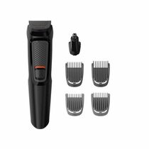Триммер Philips MG3710/ 15 черный (длина стрижки до - 5 мм, утановок длины - 5, насадок - 6, питание - от аккумулятора)