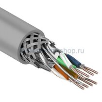 Кабель Cu SSTP, Внутренний, 4x2x0.58, бухта 305м., Cat7, Rexant (01-0542)