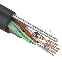 Кабель Cu UTP, Внешний на тросу, 4x2x0.51, бухта 305м., Cat5e, Rexant (01-0046)